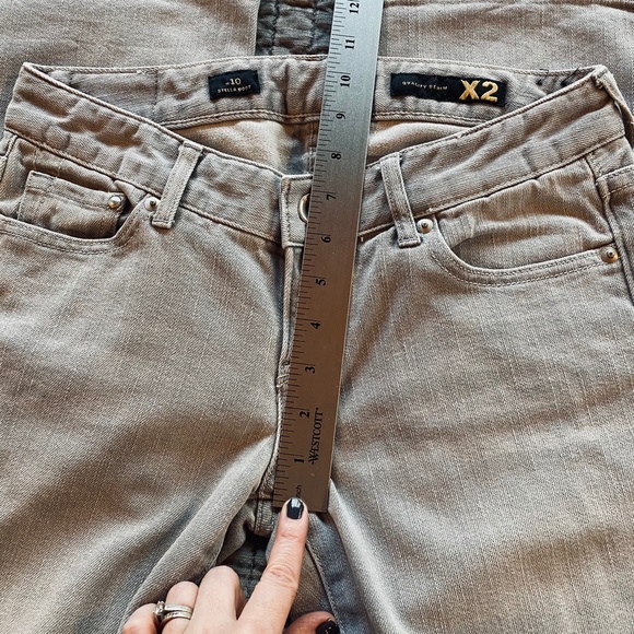 EXPRESS stella boot gray jeans - Picture 4 of 9